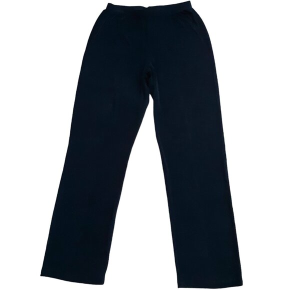 Chico's Travelers Pants Black Pull On Size 2 Large - Picture 1 of 4